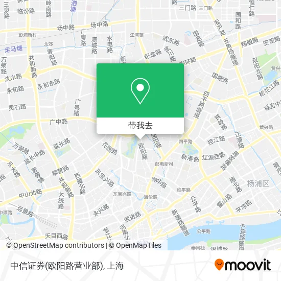 中信证券(欧阳路营业部)地图
