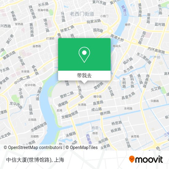 中信大厦(世博馆路)地图