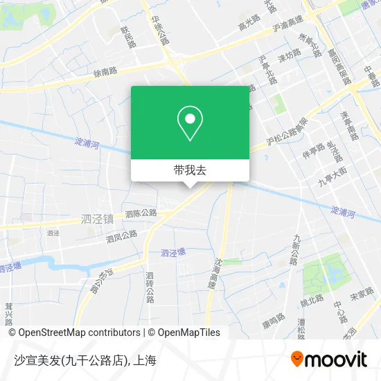 沙宣美发(九干公路店)地图