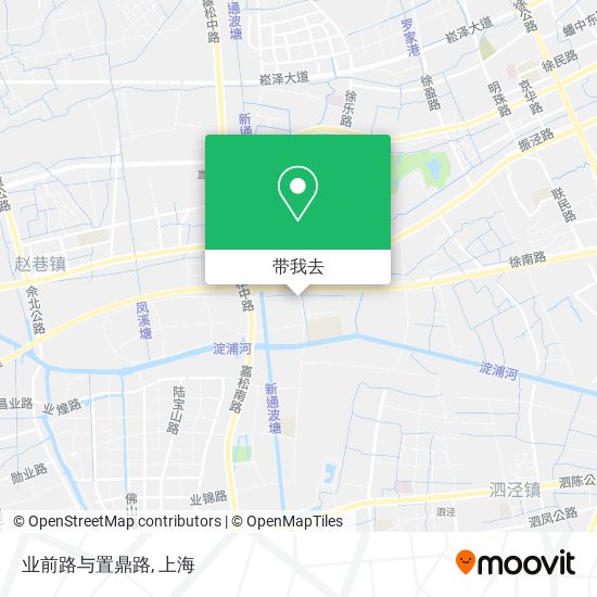 业前路与置鼎路地图