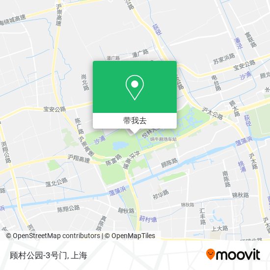 顾村公园-3号门地图