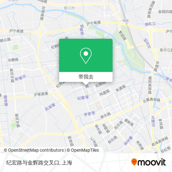 纪宏路与金辉路交叉口地图