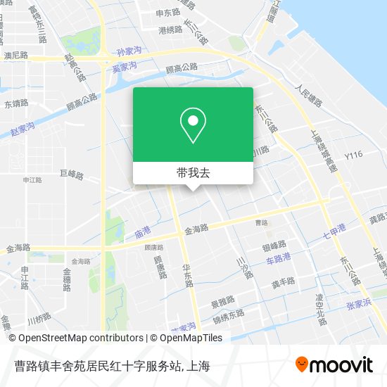 曹路镇丰舍苑居民红十字服务站地图