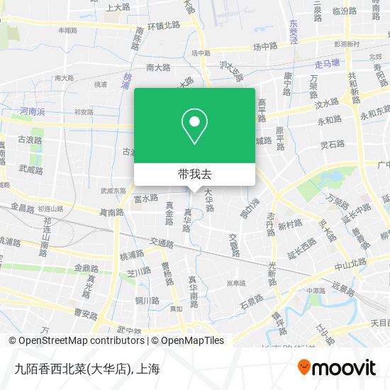 九陌香西北菜(大华店)地图