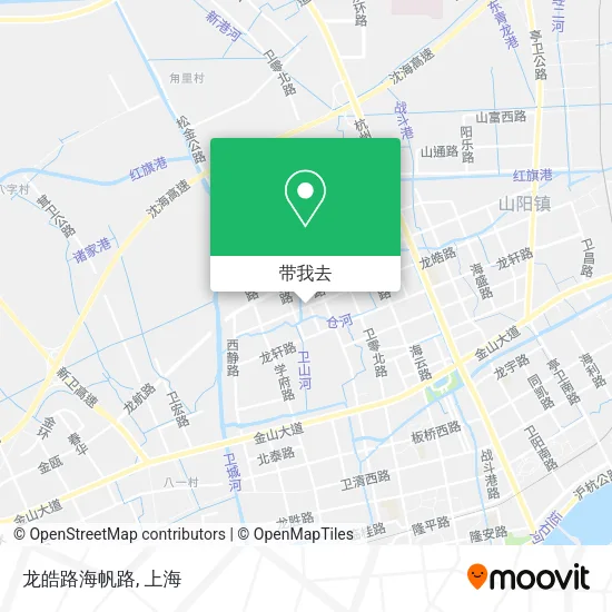 龙皓路海帆路地图