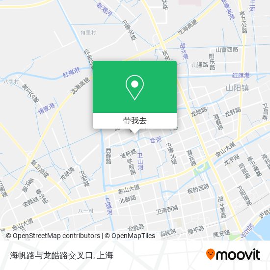 海帆路与龙皓路交叉口地图