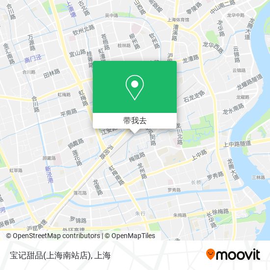 宝记甜品(上海南站店)地图