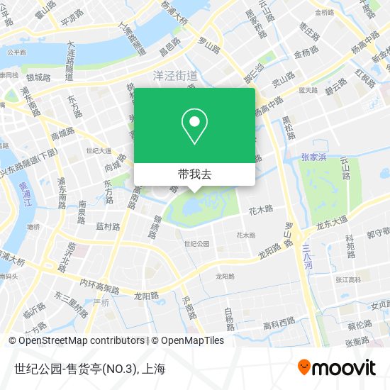 世纪公园-售货亭(NO.3)地图