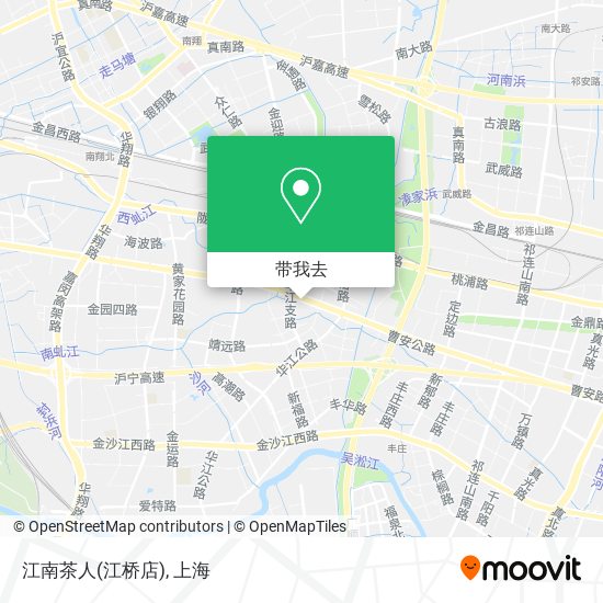 江南茶人(江桥店)地图