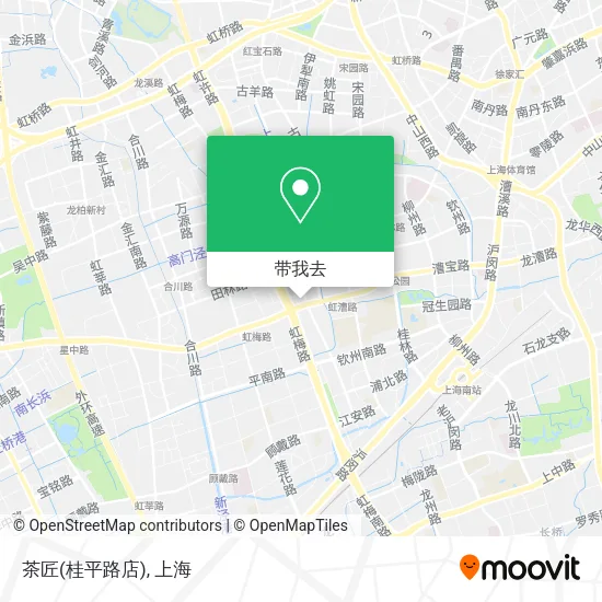 茶匠(桂平路店)地图