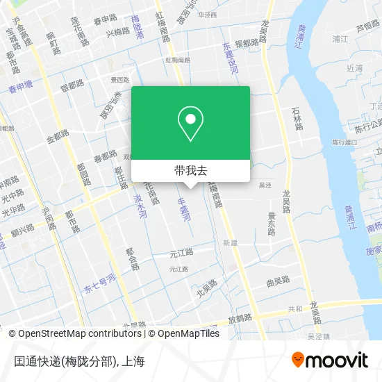 囯通快递(梅陇分部)地图