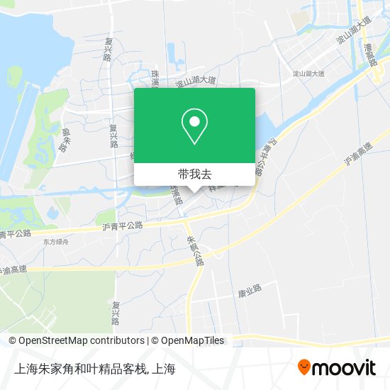上海朱家角和叶精品客栈地图