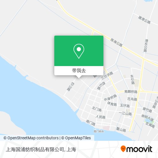 上海国浦纺织制品有限公司地图