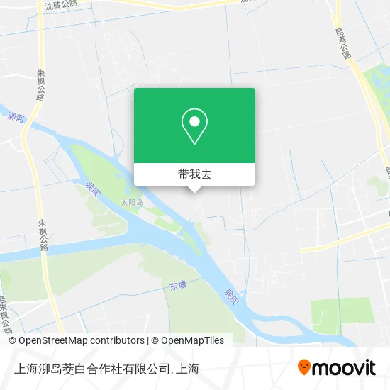 上海泖岛茭白合作社有限公司地图