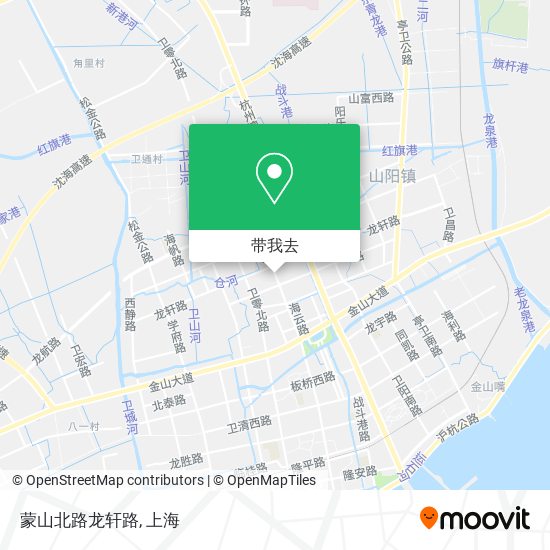 蒙山北路龙轩路地图