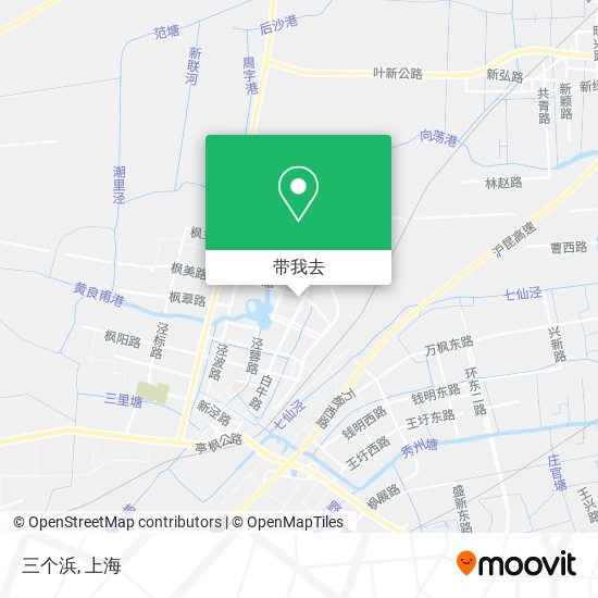 三个浜地图