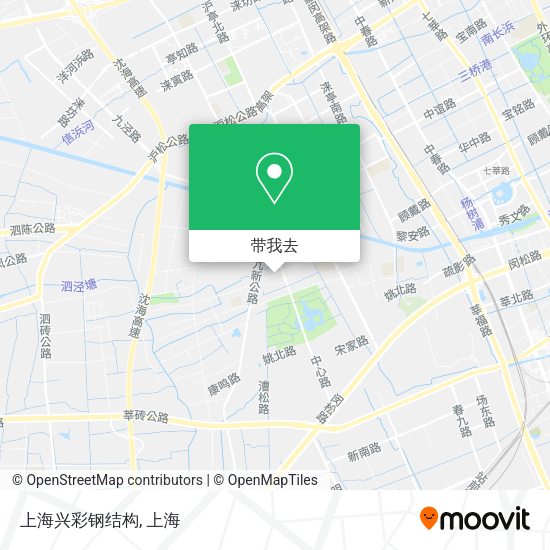 上海兴彩钢结构地图