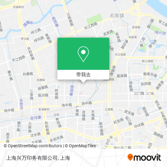 上海兴万印务有限公司地图