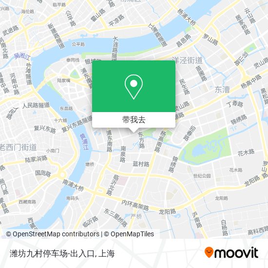 潍坊九村停车场-出入口地图