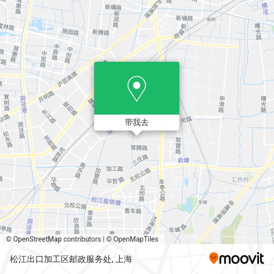 松江出口加工区邮政服务处地图
