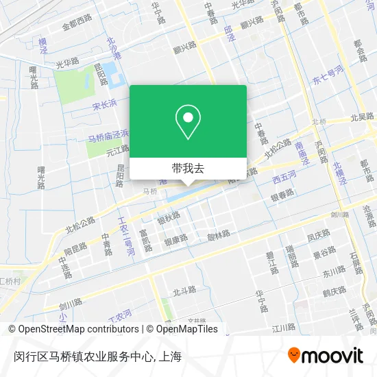 闵行区马桥镇农业服务中心地图