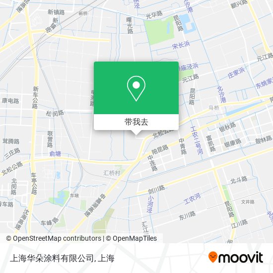 上海华朵涂料有限公司地图