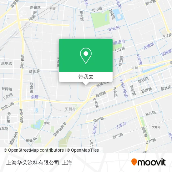 上海华朵涂料有限公司地图