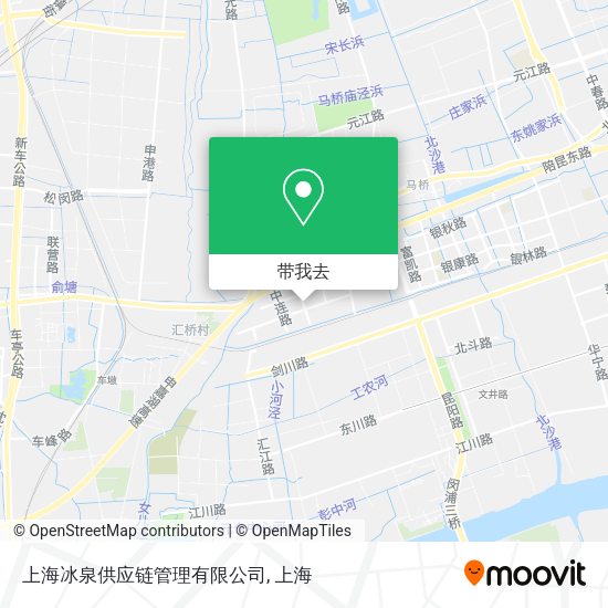 上海冰泉供应链管理有限公司地图