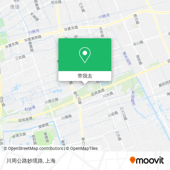 川周公路妙境路地图