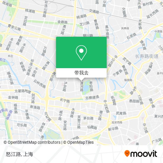 怒江路地图
