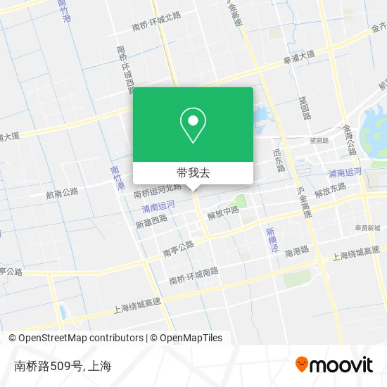 南桥路509号地图