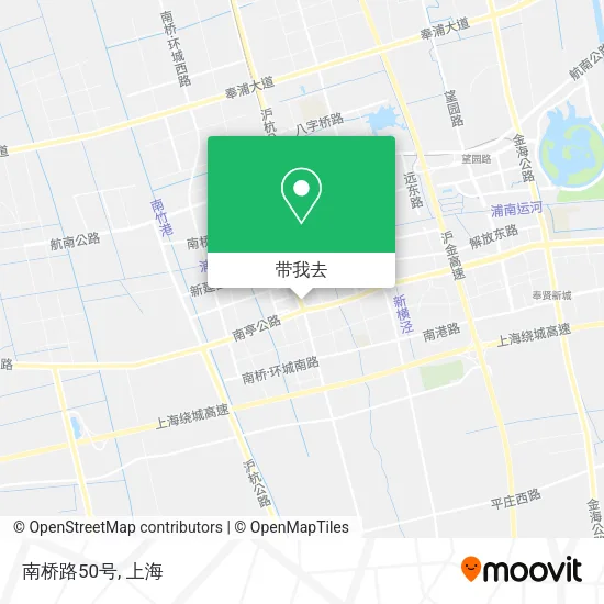 南桥路50号地图