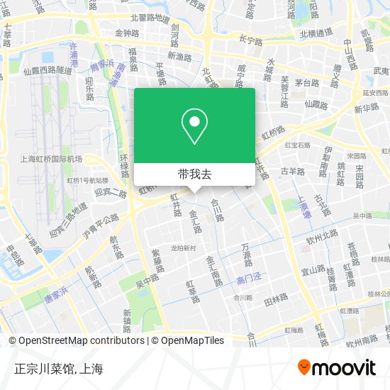 正宗川菜馆地图