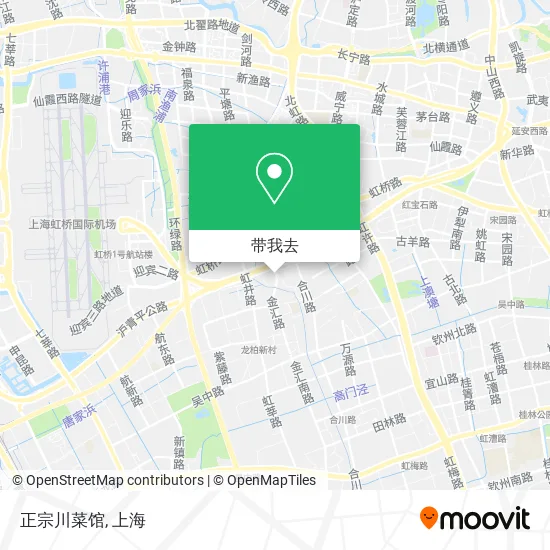 正宗川菜馆地图