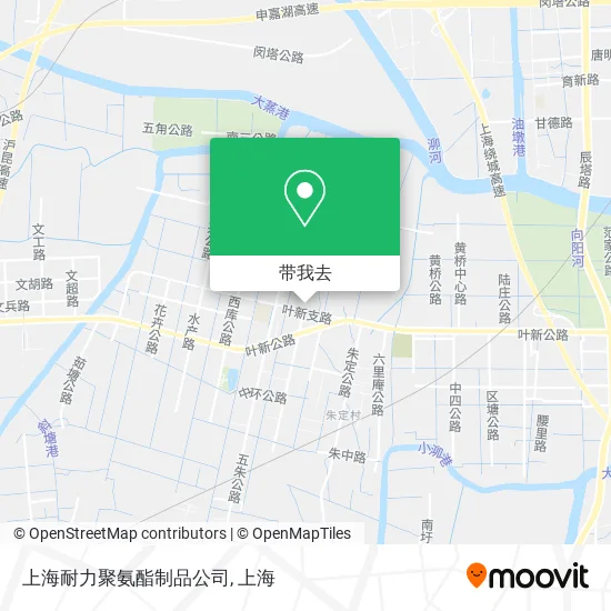 上海耐力聚氨酯制品公司地图