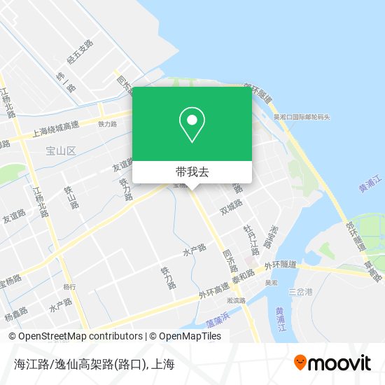 海江路/逸仙高架路(路口)地图