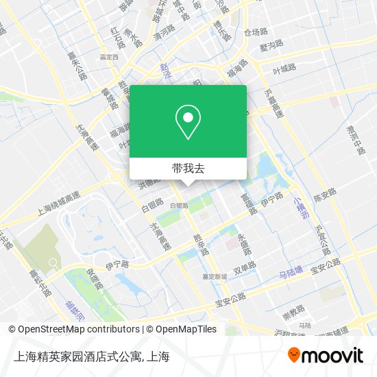上海精英家园酒店式公寓地图