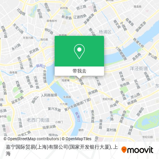 嘉宁国际贸易(上海)有限公司(国家开发银行大厦)地图