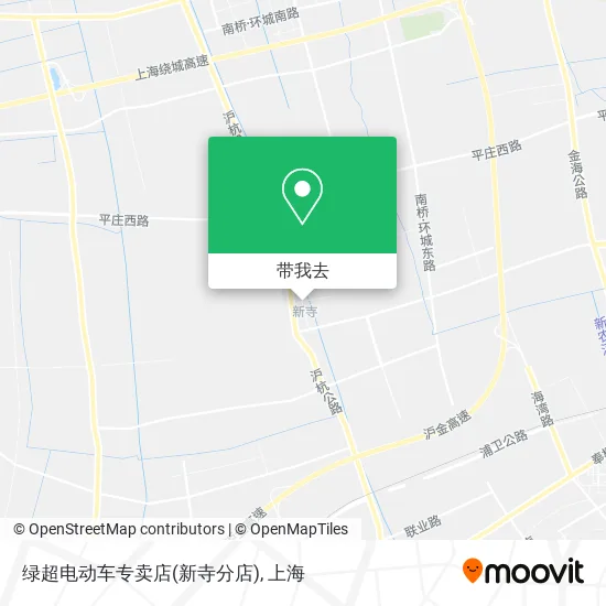 绿超电动车专卖店(新寺分店)地图