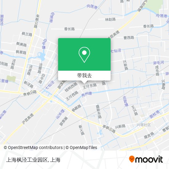 上海枫泾工业园区地图