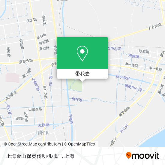 上海金山保灵传动机械厂地图