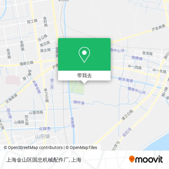 上海金山区国忠机械配件厂地图