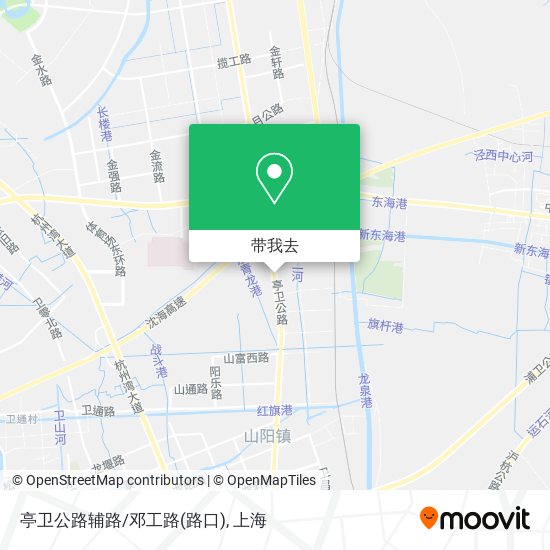 亭卫公路辅路/邓工路(路口)地图