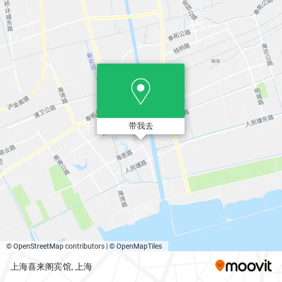 上海喜来阁宾馆地图