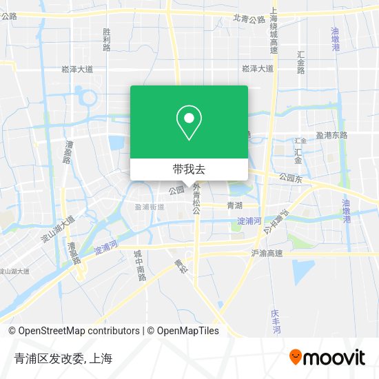 青浦区发改委地图