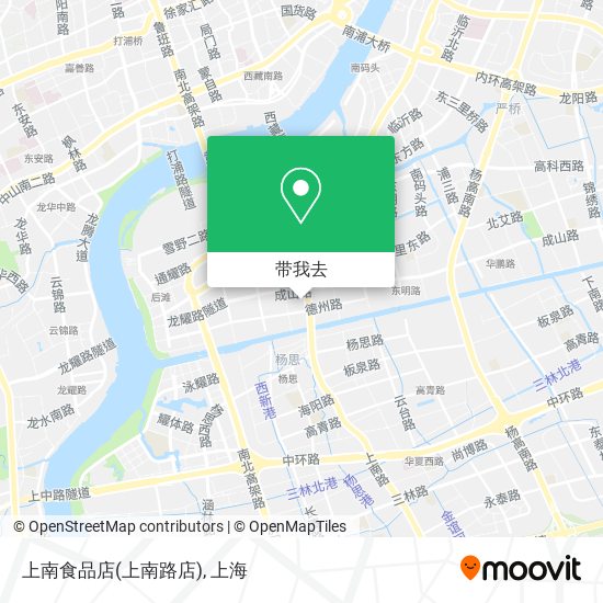 上南食品店(上南路店)地图