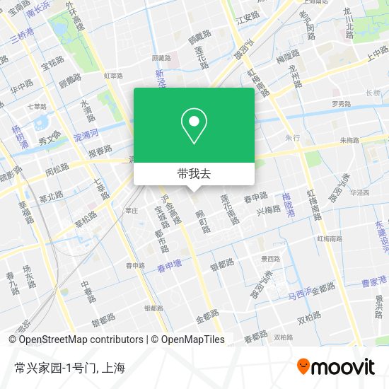 常兴家园-1号门地图