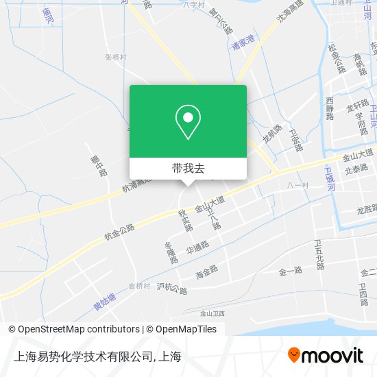 上海易势化学技术有限公司地图