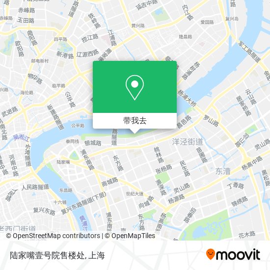 陆家嘴壹号院售楼处地图
