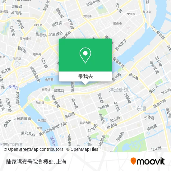 陆家嘴壹号院售楼处地图